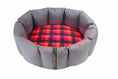 Load image into Gallery viewer, CLEARANCE : Extra Large, Full Nest, Wipe Clean Grey with Bright Autumn Check