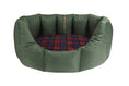 Load image into Gallery viewer, CLEARANCE : Large, Easy Access Durasoft Dark Olive Nest with Red Tartan