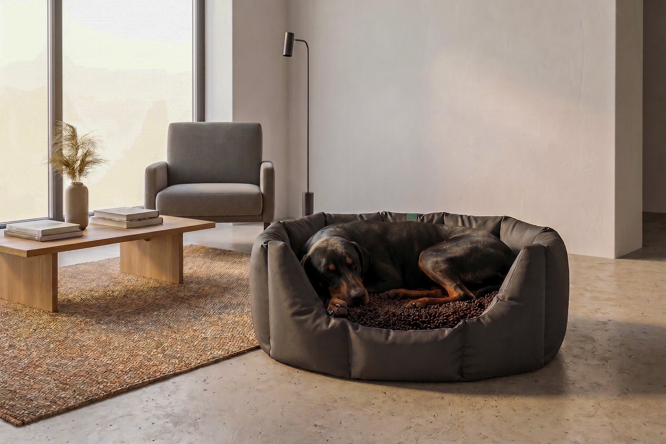 (Easy Access Black with Brown Dog Dryer)