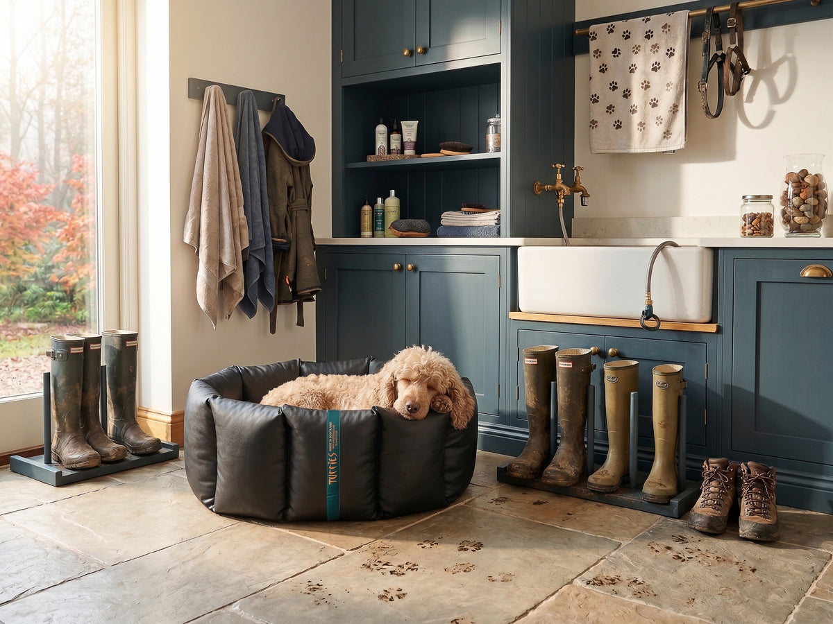 (Full Nest Black with Navy Dog Dryer)