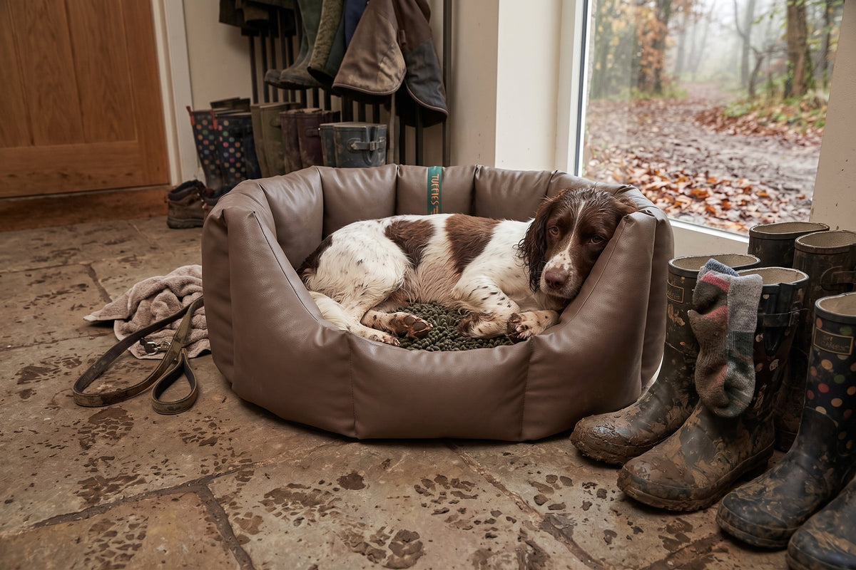 (Easy Access Chocolate with Brown Dog Dryer)