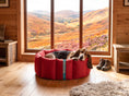 Load image into Gallery viewer, (Full Nest Dark Red with Navy Dog Dryer)
