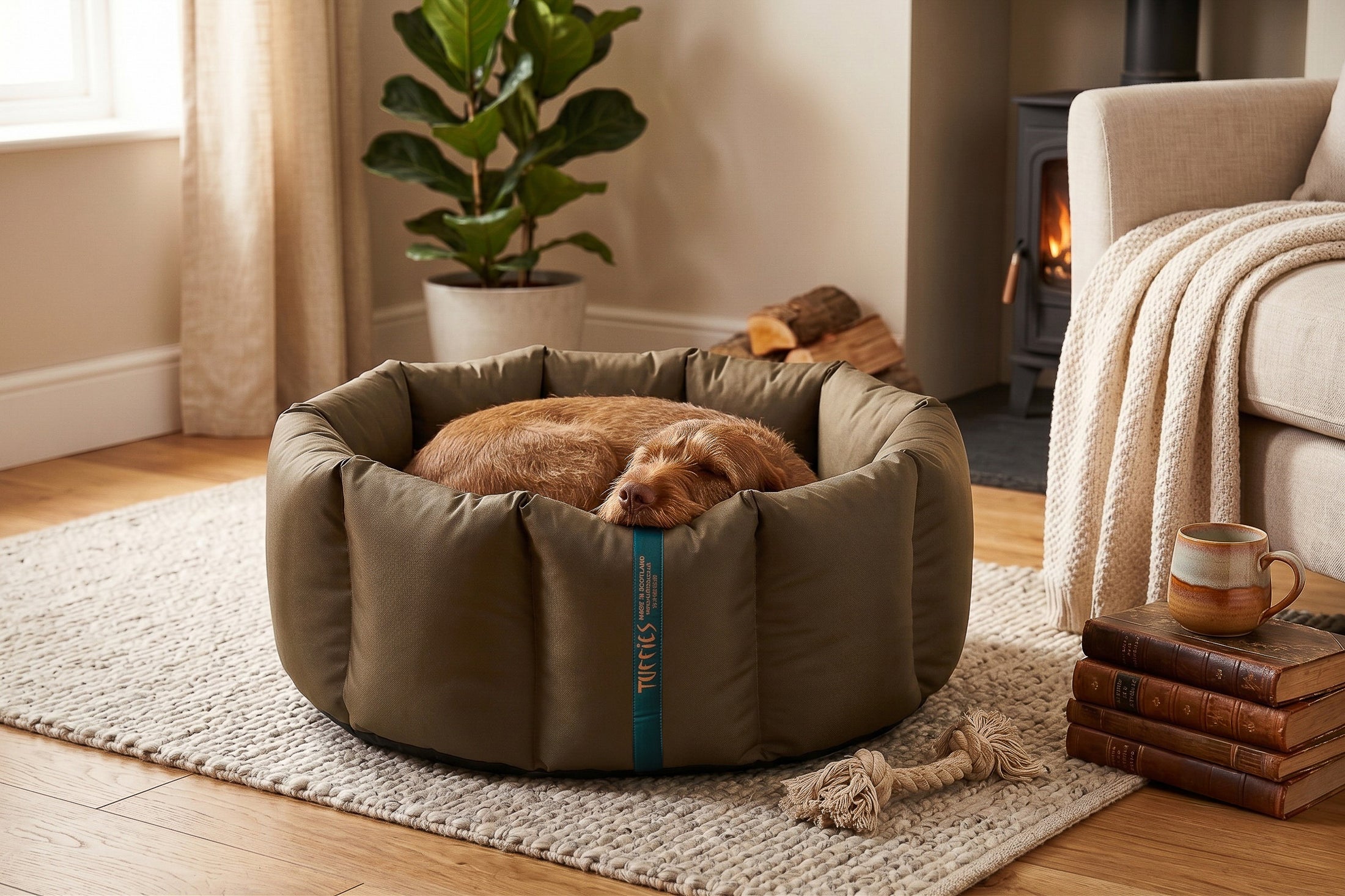 (Full Nest Chocolate with Brown Dog Dryer)