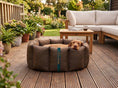 Load image into Gallery viewer, (Full Nest Chocolate with Navy Dog Dryer)
