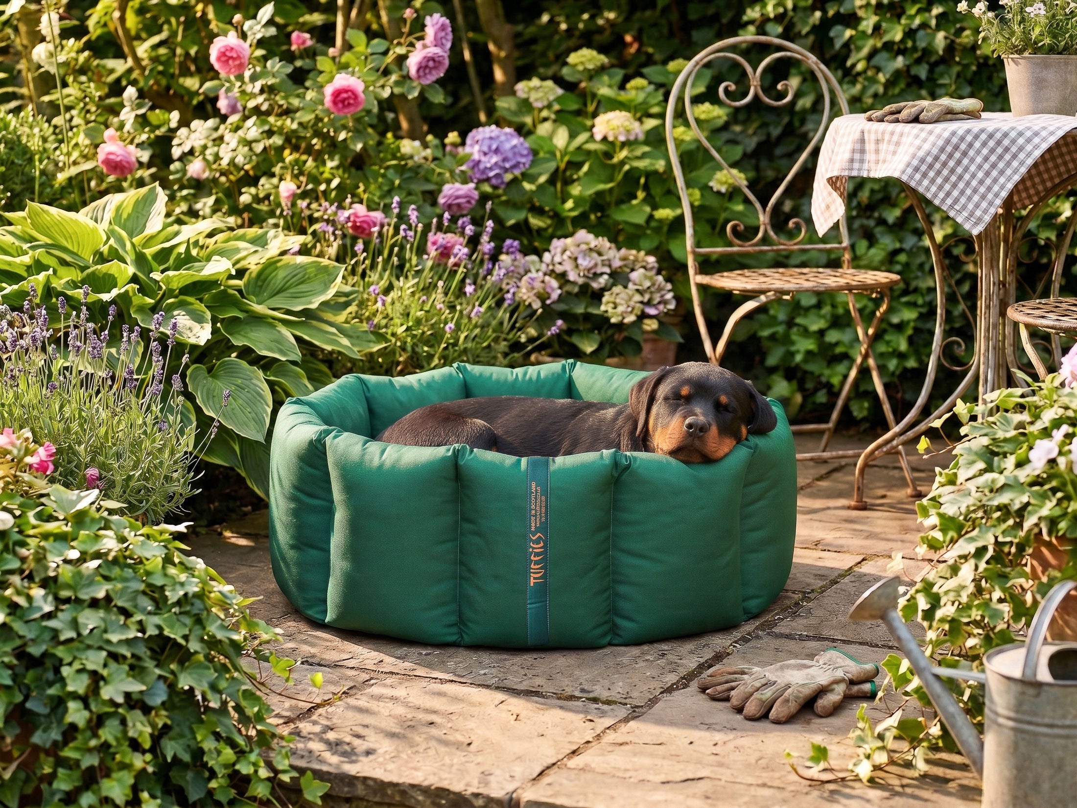 (Full Nest Emerald Green with Grey Dog Dryer)