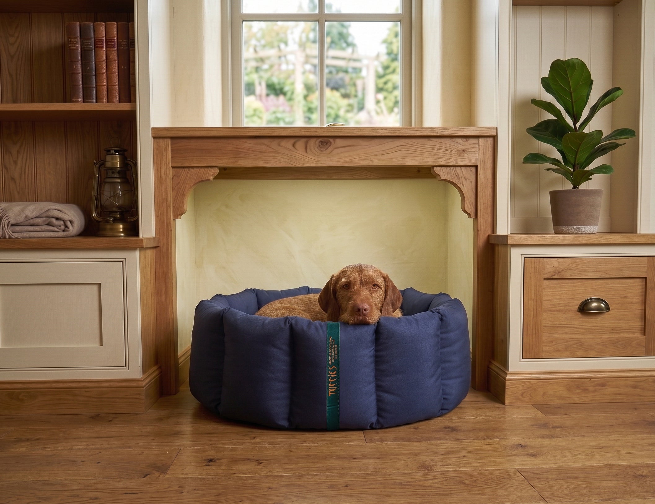 (Full Nest Navy with Red Dog Dryer)
