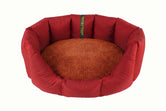 (Easy Access Dark Red with Burnt Orange)