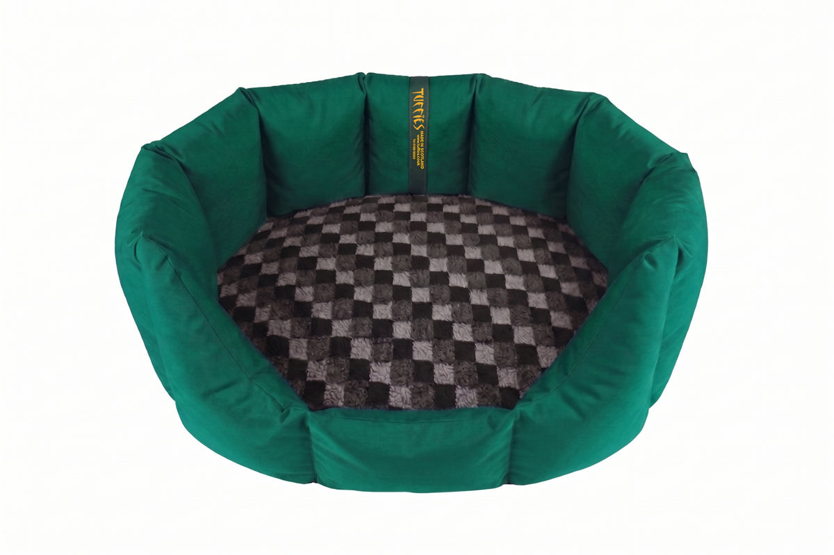 (Easy Access Emerald Green with Grey Check)