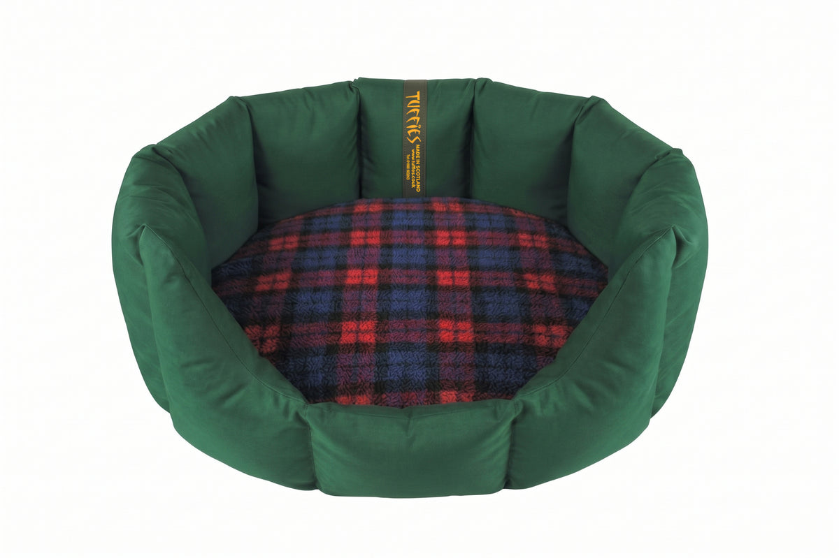 (Easy Access Emerald Green with Red Tartan)
