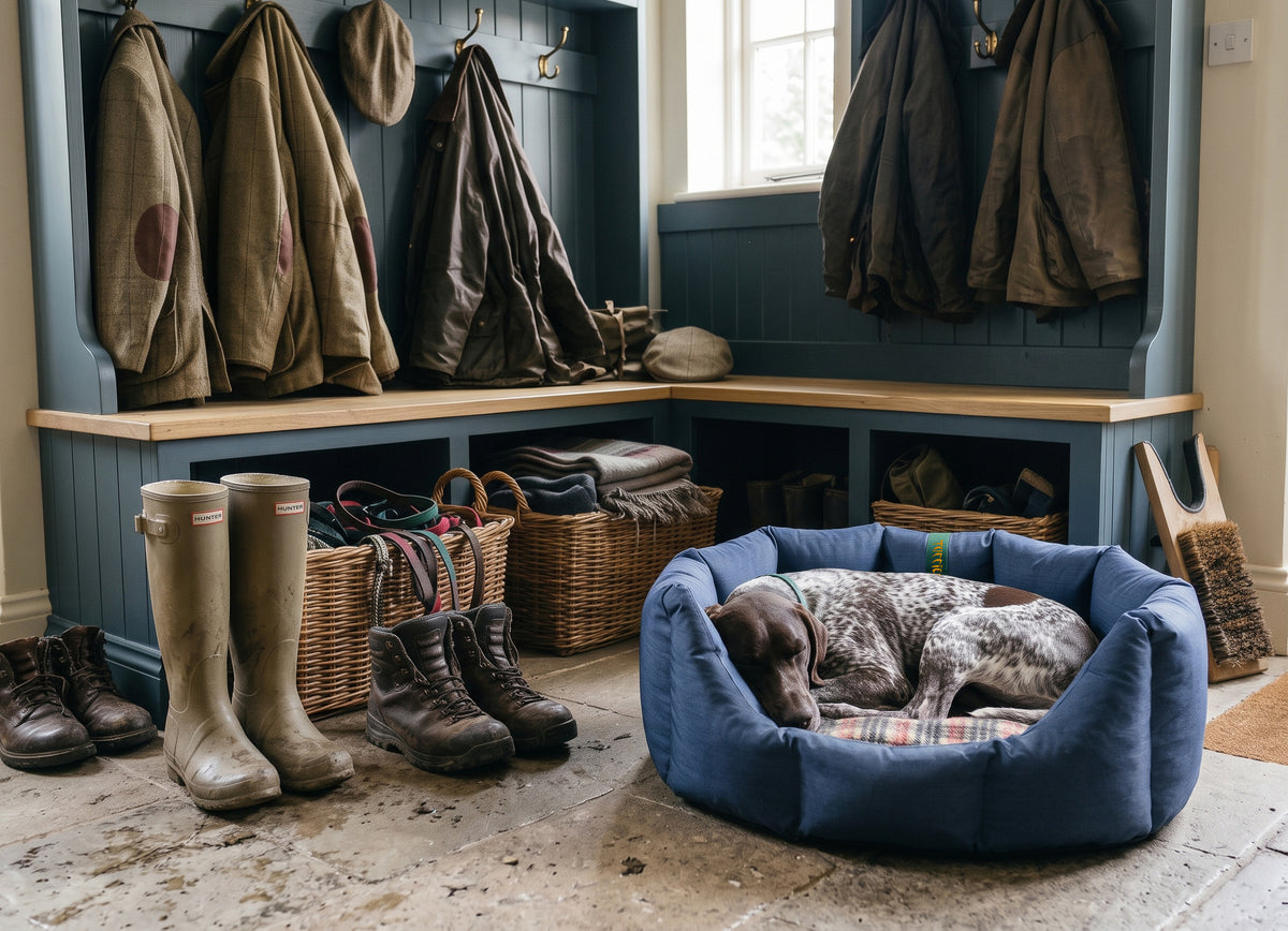 (Easy Access Navy with Tweed)