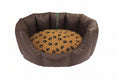 Load image into Gallery viewer, CLEARANCE : Extra Large, Easy Access, Wipe Clean Chocolate with Caramel Paws
