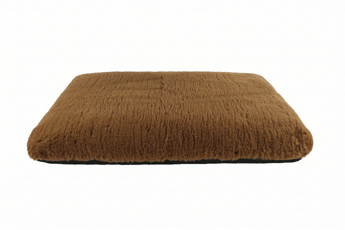 CLEARANCE : LARGE, 110 x 68 cm Fluffy Tuffie in Brown