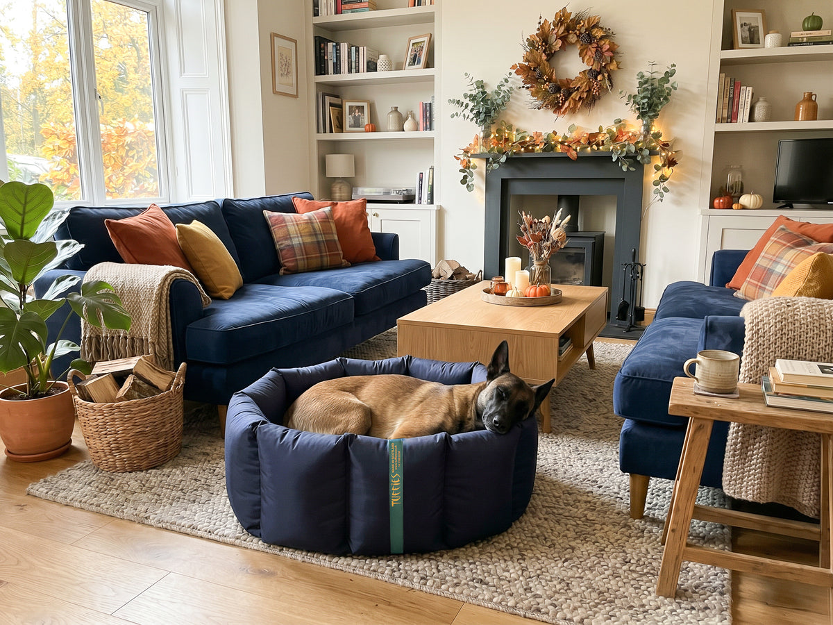 CLEARANCE : Extra Large, Full Nest, Durasoft Navy with Red Tartan