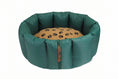 Load image into Gallery viewer, CLEARANCE : Small, Full Wipe Clean Green Nest with Caramel Paws
