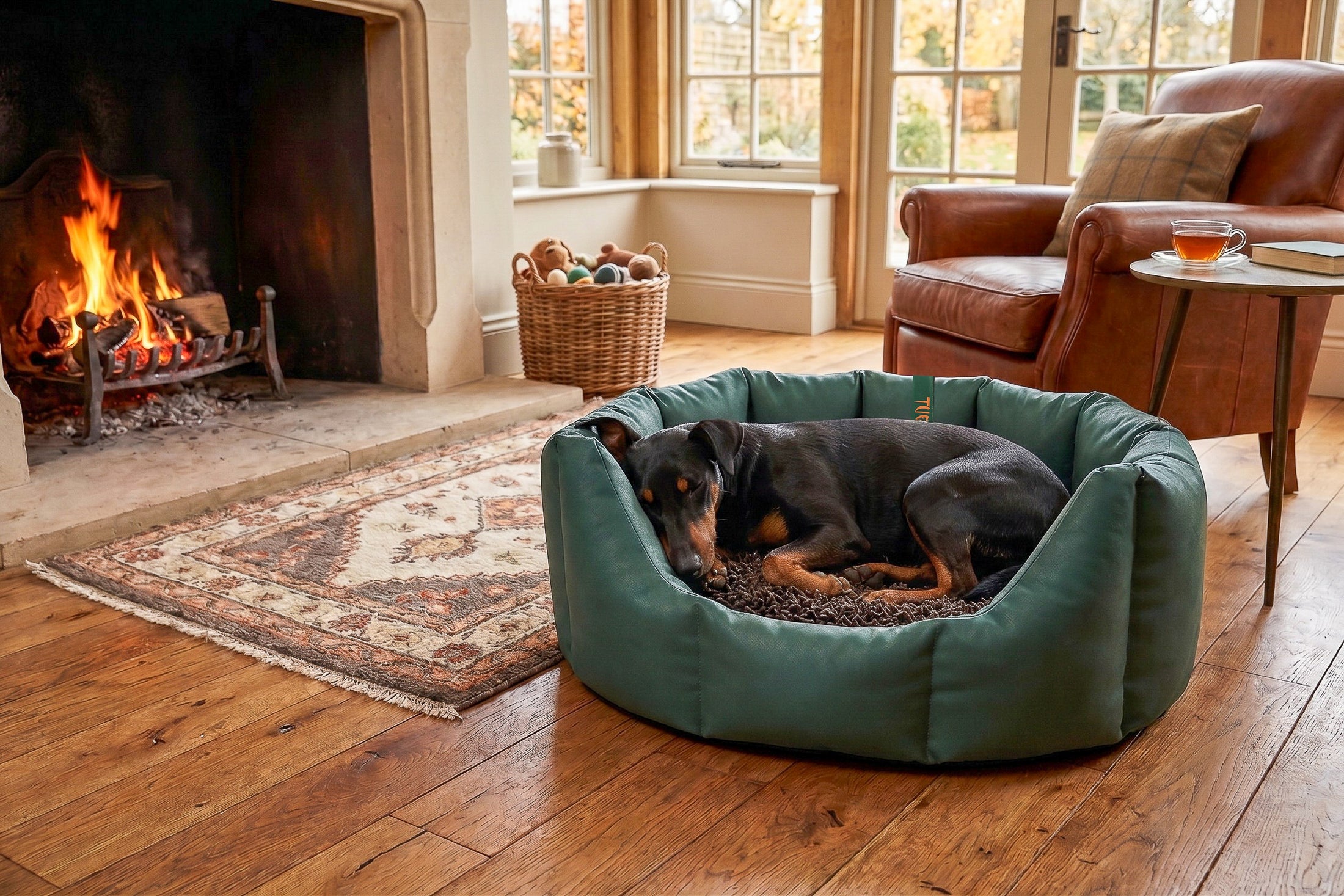 (Easy Access Green with Brown Dog Dryer)