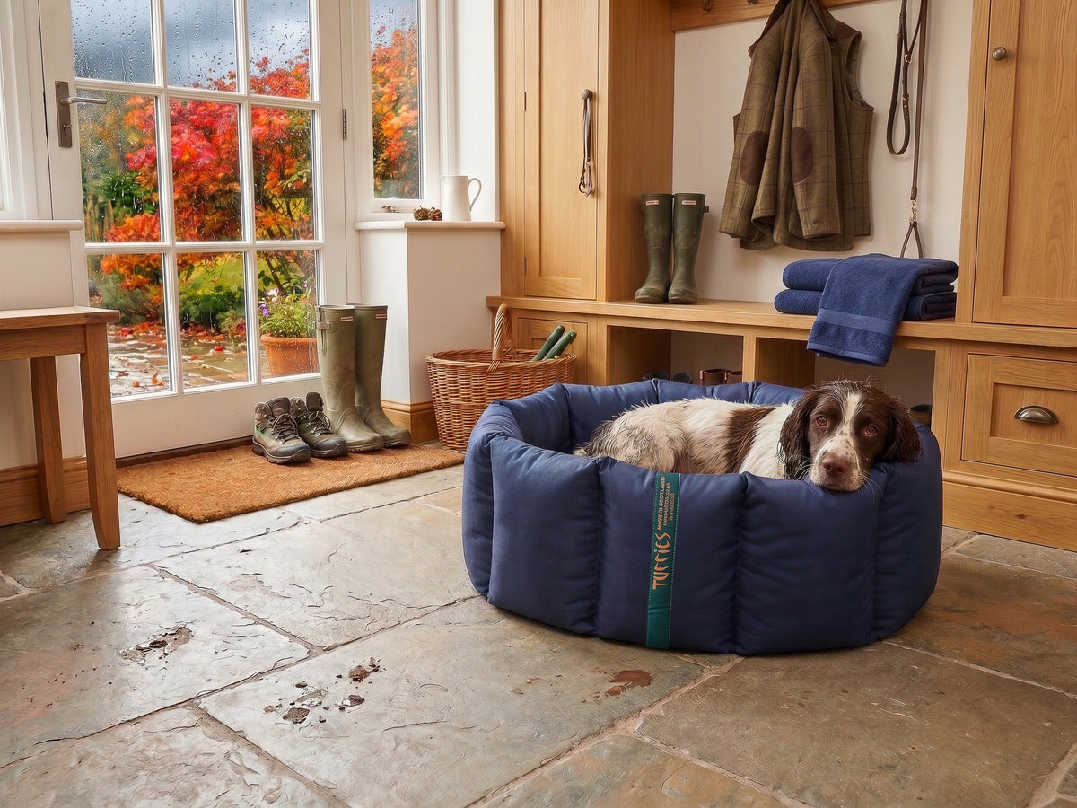 (Full Nest Navy with Navy Dog Dryer)