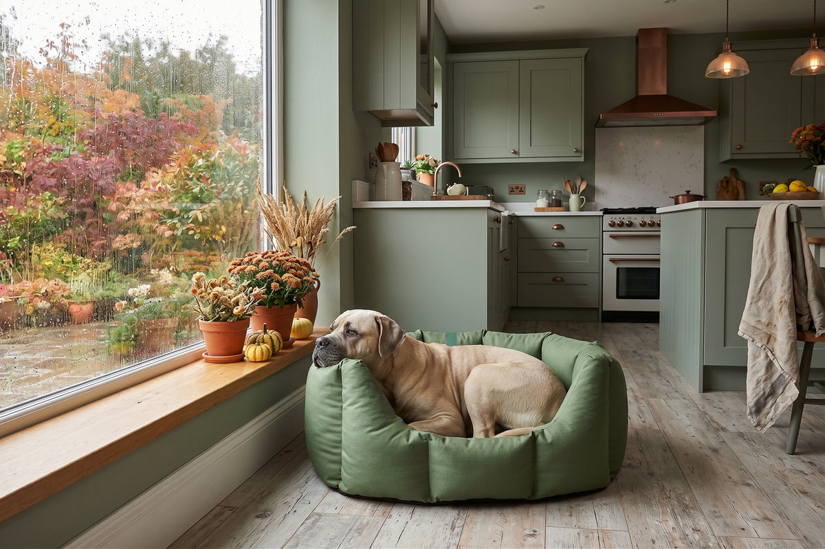 (Easy Access Olive with Brown Dog Dryer)