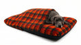 Load image into Gallery viewer, CLEARANCE : EXTRA LARGE, 140 X 92cm Tunnel Cover in Autumn Check
