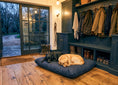 Load image into Gallery viewer, CLEARANCE : EXTRA LARGE, 140 x 92 cm Wipe Clean Navy Orthopaedic Mattress Dog Bed
