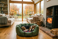 Load image into Gallery viewer, CLEARANCE : Large, Easy Access Durasoft Dark Olive Nest with Red Tartan
