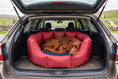 Load image into Gallery viewer, (Easy Access Dark Red with Navy Dog Dryer)
