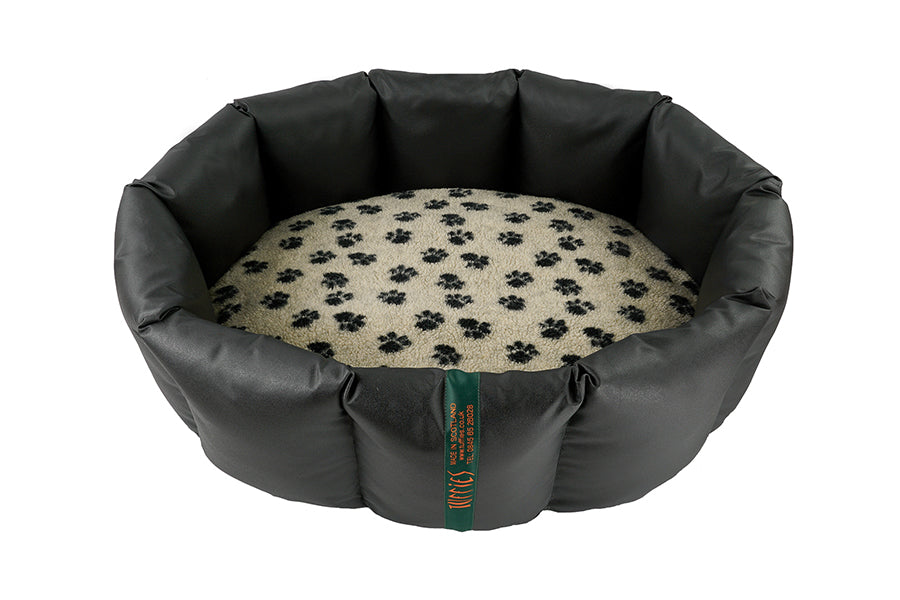 (Full Nest Black with Paw Print)
