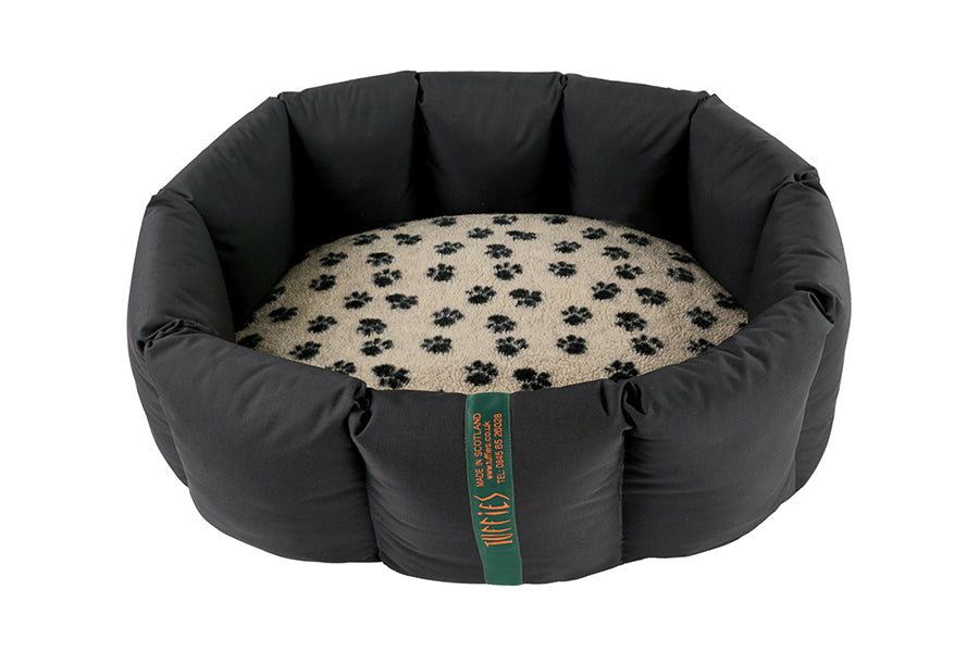 (Full Nest Black with Paw Print)