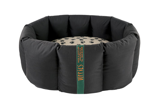 (Full Nest Black with Paw Print)