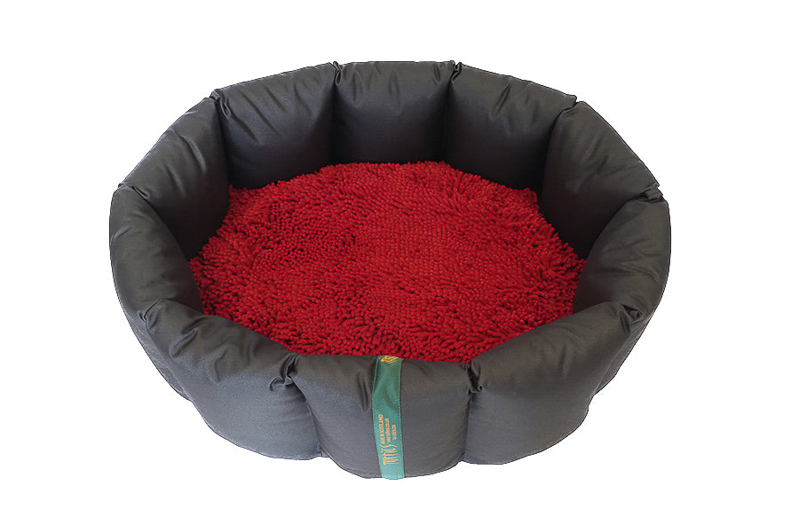 (Full Nest Black with Red Dog Dryer)