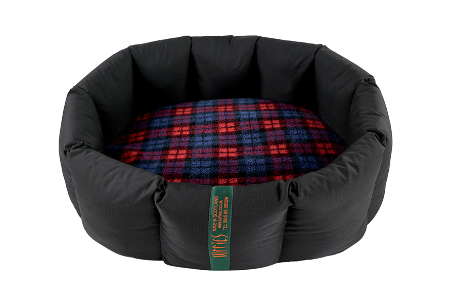 (Full Nest Black with Red Tartan)