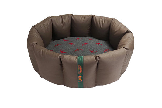 CLEARANCE : Medium, Full Wipe Clean Chocolate Nest with Red Swift