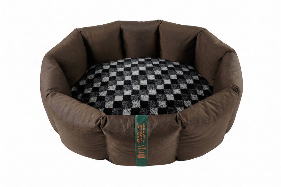 (Full Nest Chocolate with Grey Check)