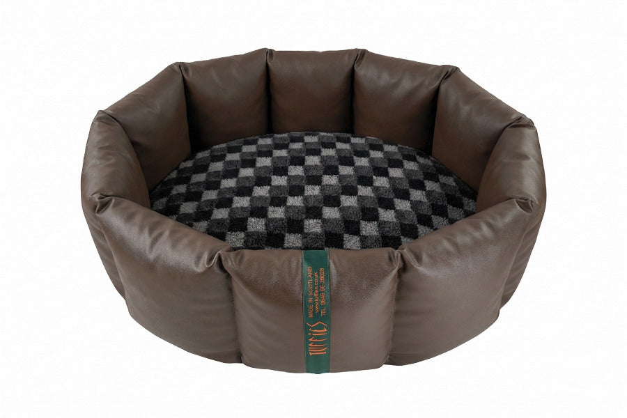 (Full Nest Chocolate with Grey Check)