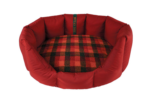(Easy Access Dark Red with Autumn Check)