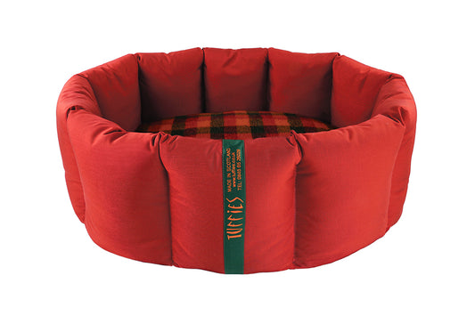 (Full Nest Dark Red with Autumn Check)