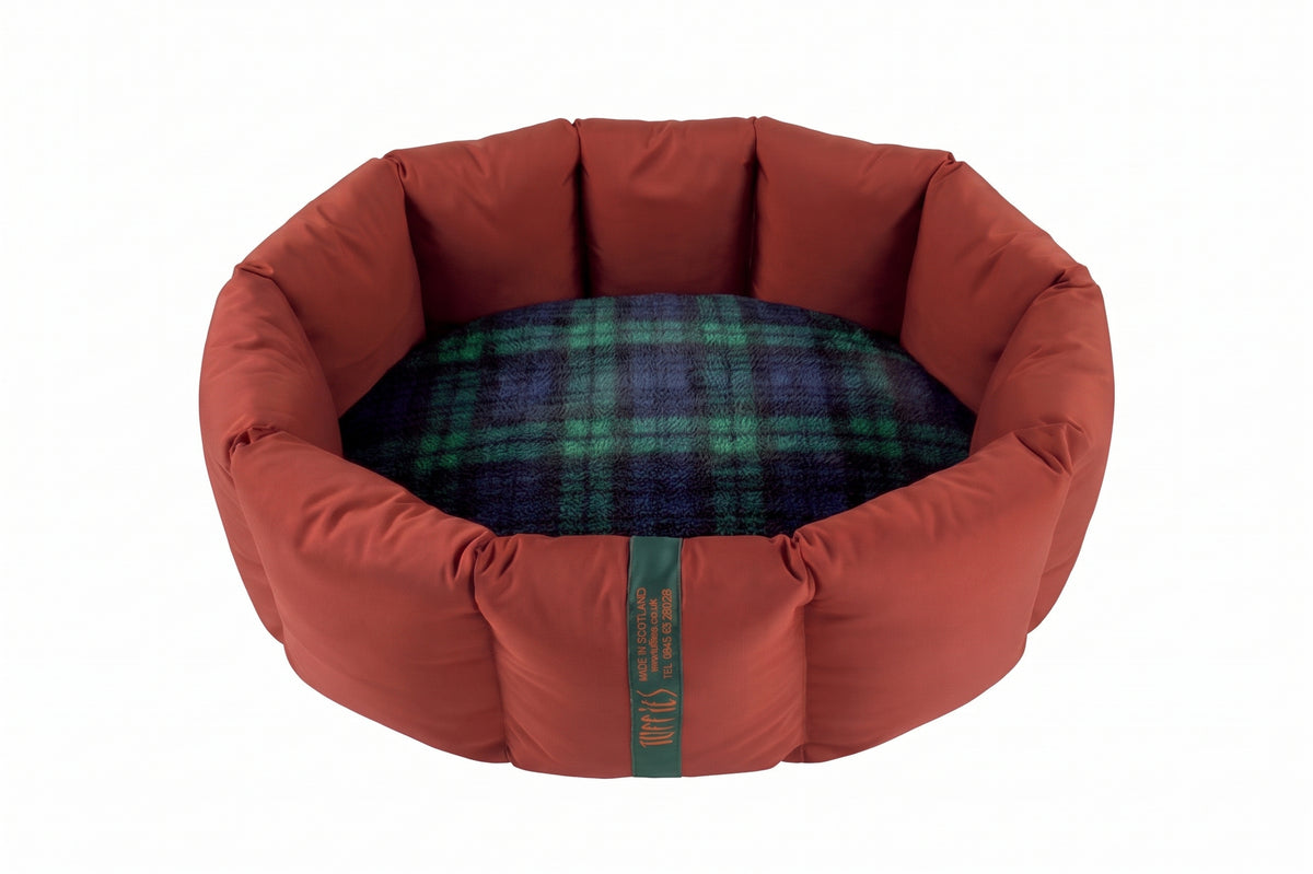(Full Nest Dark Red with Black Watch)