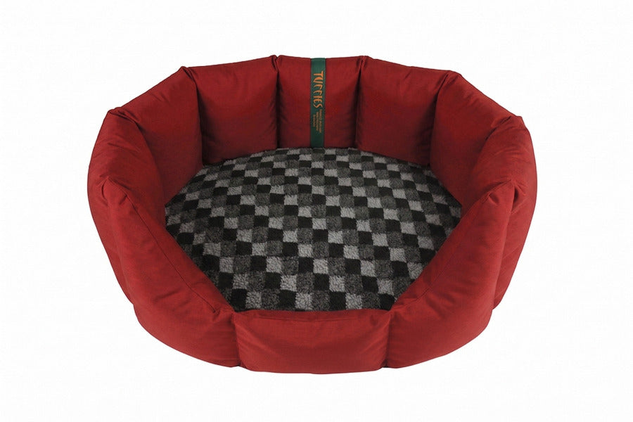 (Easy Access Dark Red with Grey Check)