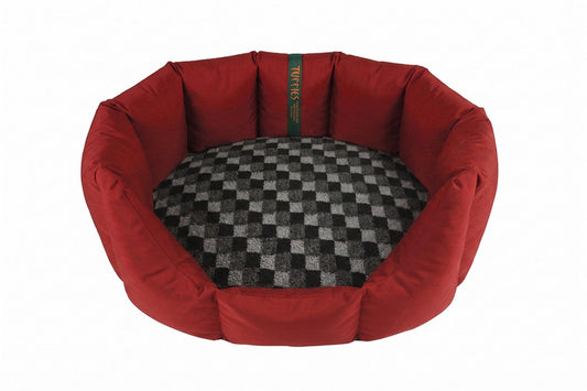 (Easy Access Dark Red with Grey Check)