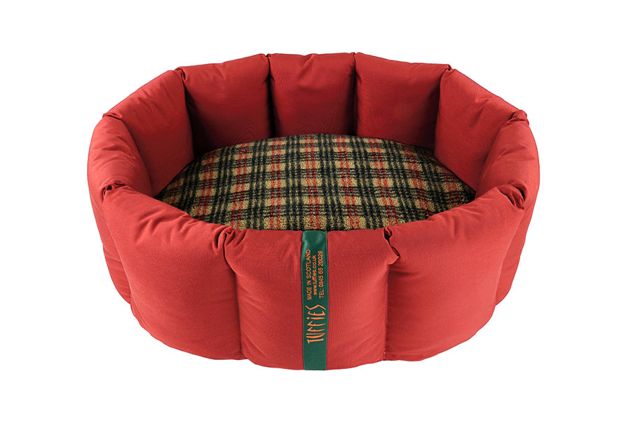 (Full Nest Dark Red with Tweed)