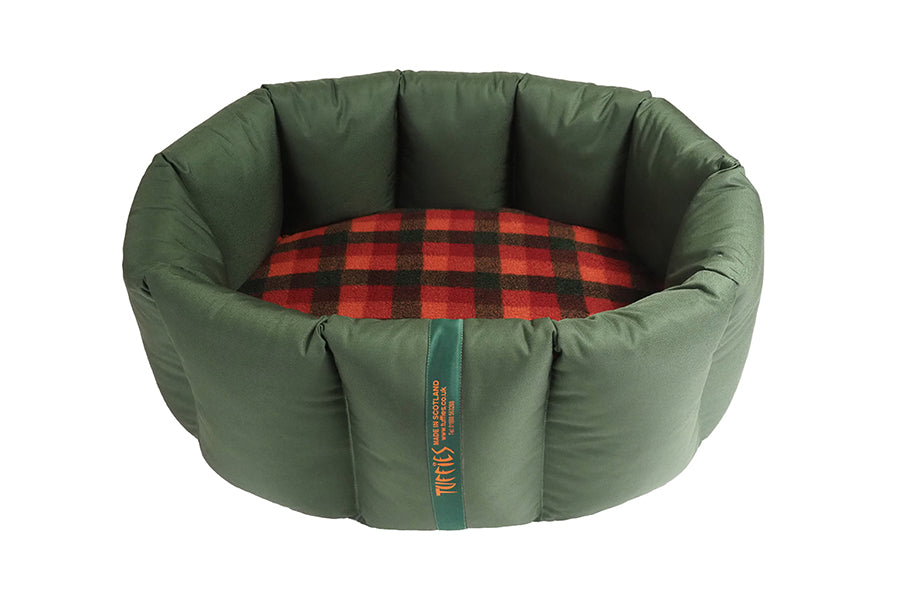 (Full Nest dark Olive with Autumn Check)