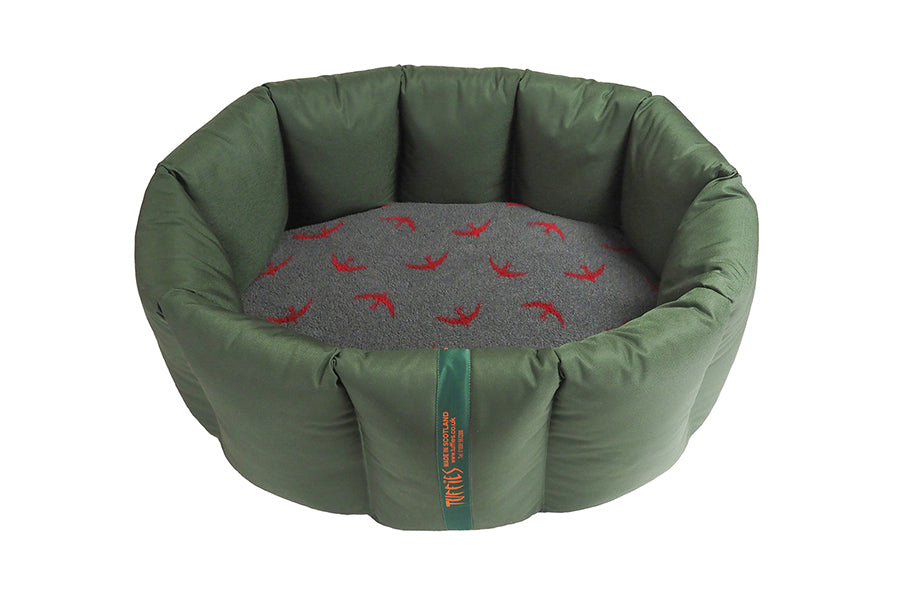 (Full Nest Dark Olive with Red Swift)