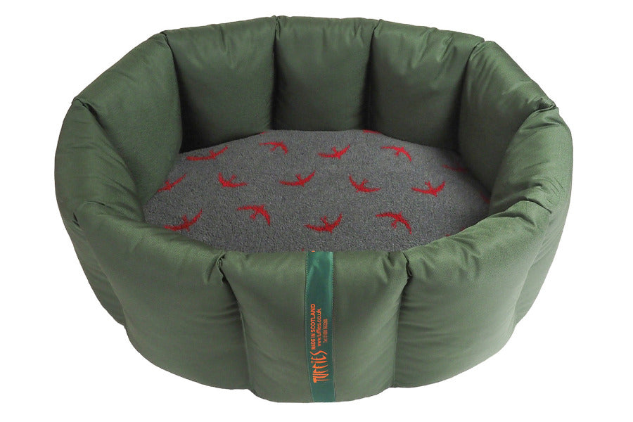 (Full Nest Dark Olive with Red Swift)