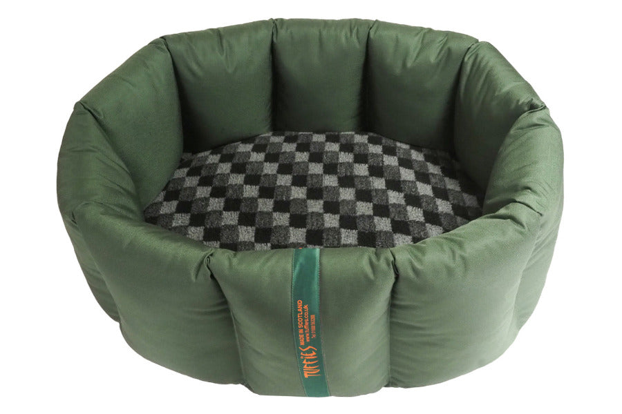 (Full Nest Dark Olive with Grey Check)