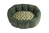 (Full Nest Dark Olive with Paw Print)