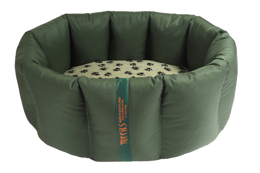 (Full Nest Dark Olive with Paw Print)