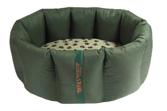 (Full Nest Dark Olive with Paw Print)