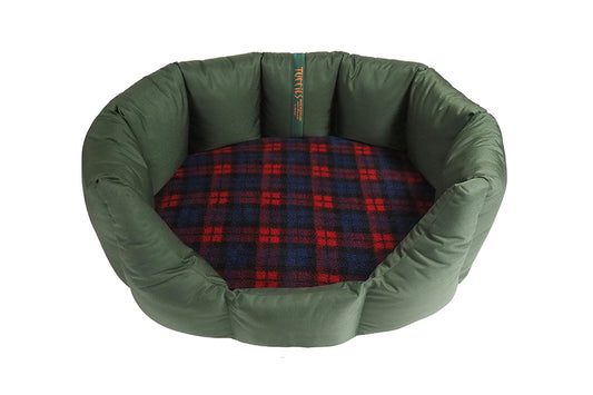 (Easy Access Dark Olive with Red Tartan)