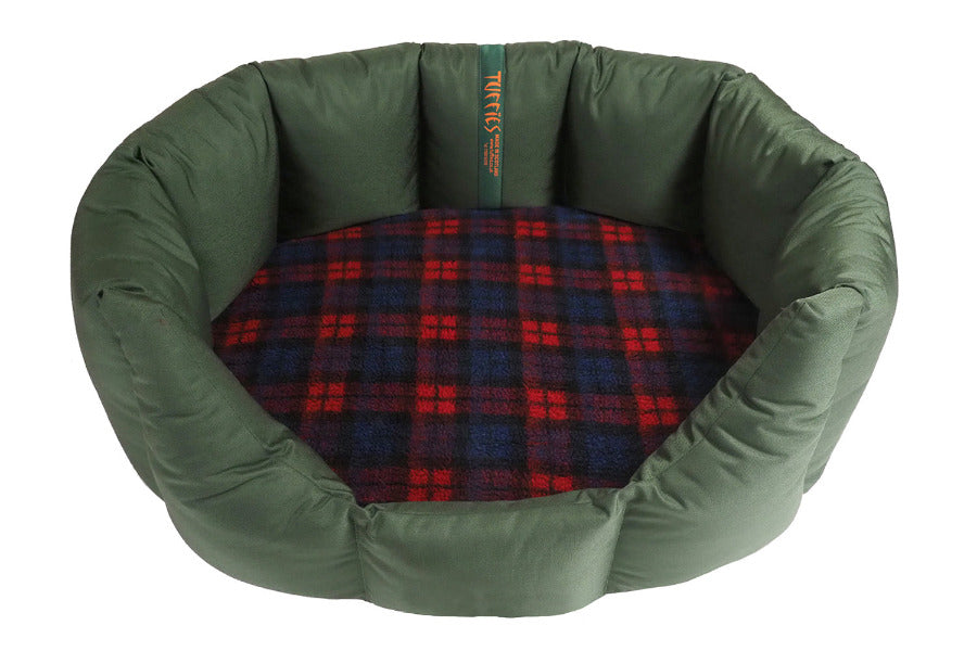 (Easy Access Dark Olive with Red Tartan)