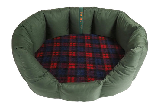 (Easy Access Dark Olive with Red Tartan)