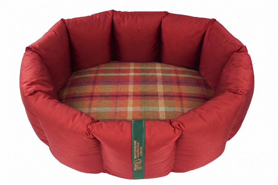 (Full Nest Dark Red with Rose)